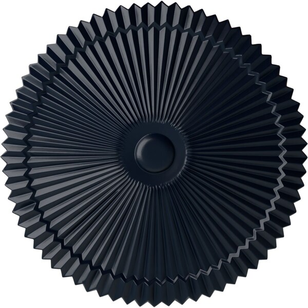 Ekena Millwork Shakuras Ceiling Medallion (Fits Canopies up to 5"), Hand-Painted Midnight Dream, 24"OD x 3"P CM24SHMDF - main